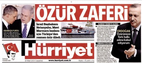 Hürriyet: ‘Apology victory’